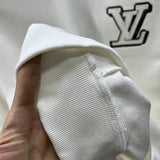 Back view of Louis Vuitton luxury clothing with logo-detail design