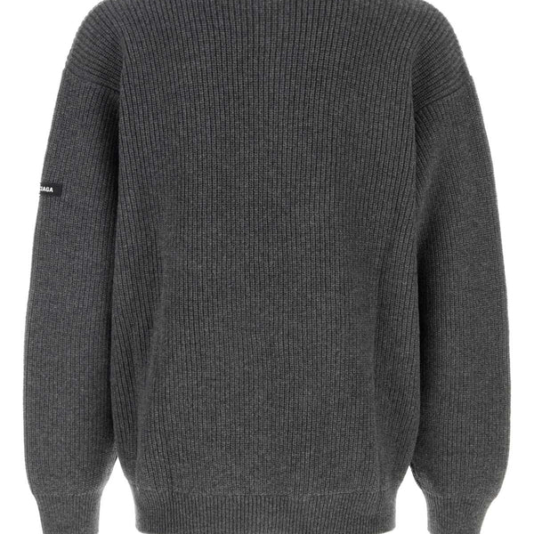 Balenciaga Sweaters? BALENCIAGA Wool Cardigan for Men - SS25 Collection Premium Casual Designer Knitwear