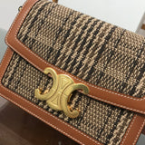 Front view of premium chic women's handbag – women's everyday handbag