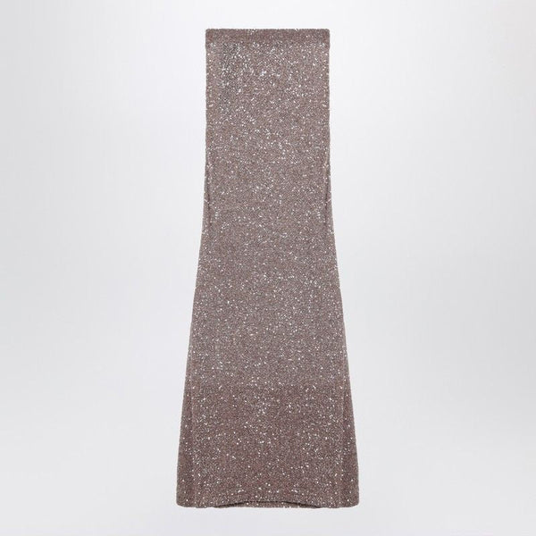 Balenciaga Skirts- BALENCIAGA Maxi Skirt with Sequins Elegant Designer Casual Skirt