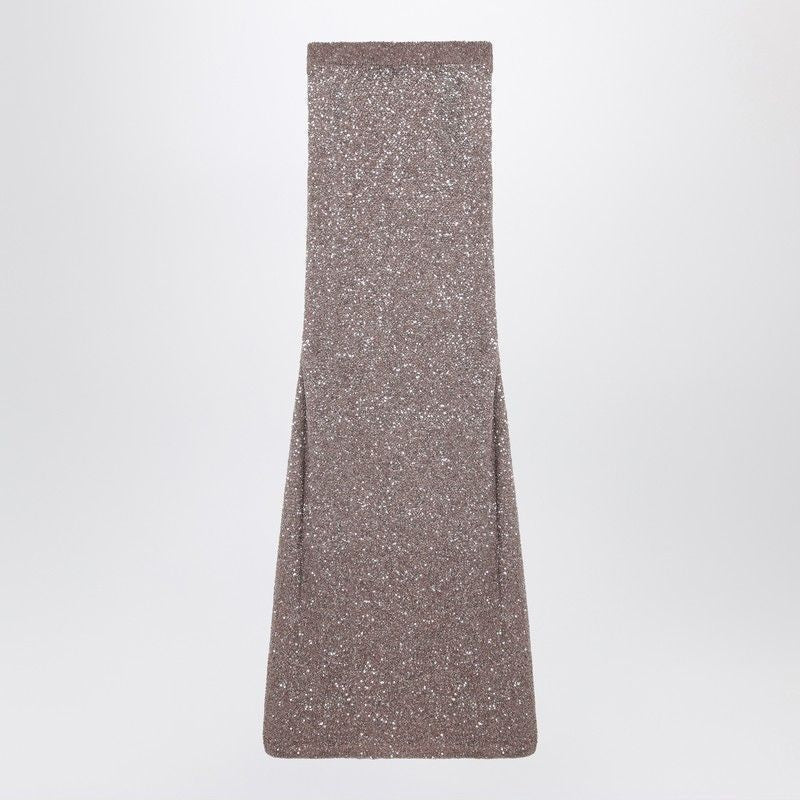 Balenciaga Skirts- BALENCIAGA Maxi Skirt with Sequins Elegant Designer Casual Skirt