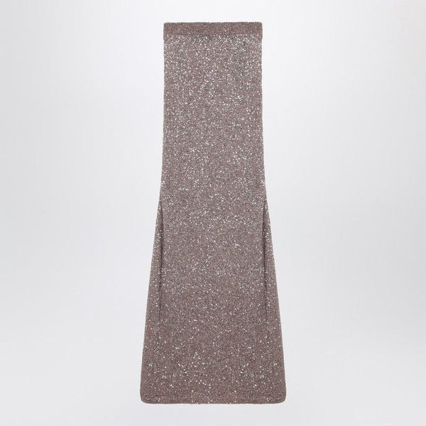 Balenciaga Skirts- BALENCIAGA Maxi Skirt with Sequins Elegant Designer Casual Skirt