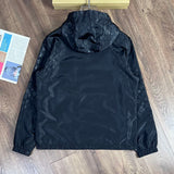 Side profile of Louis Vuitton luxury clothing with logo-detail design