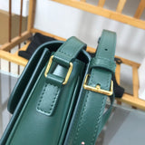 Back view of structured premium women's handbag – women's premium purse