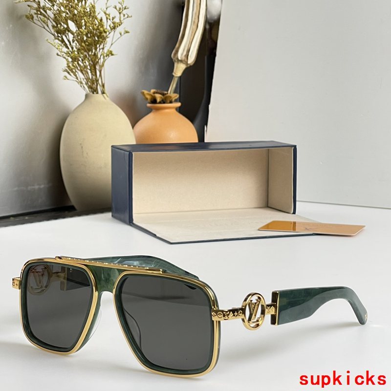 Lifestyle view of Louis Vuitton unisex sunglasses