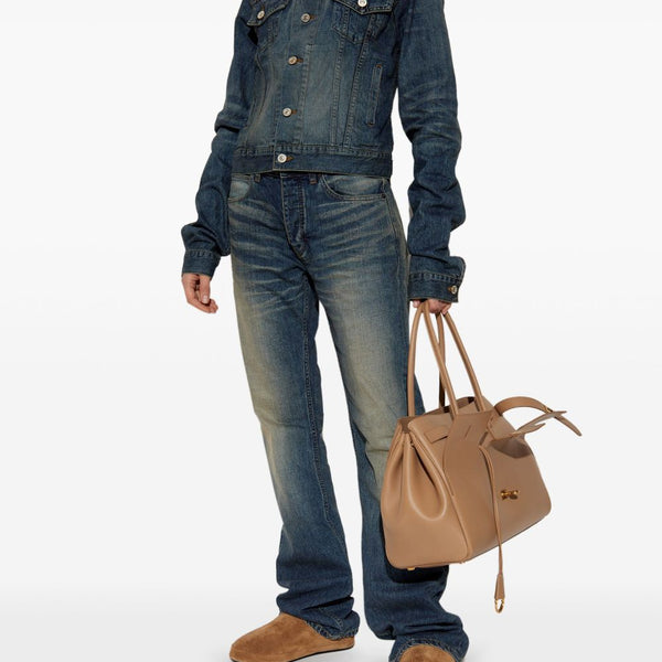 Balenciaga Jackets- BALENCIAGA Fitted Denim Jacket for Women Premium Casual Designer Jacket