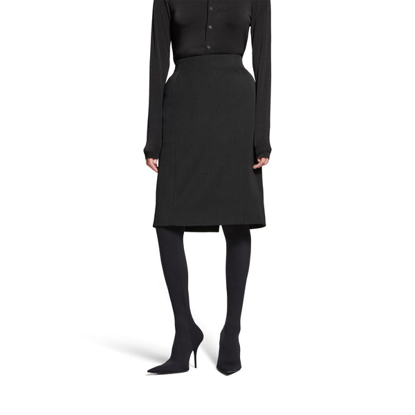 Balenciaga Skirts- BALENCIAGA Hourglass Midi Skirt Elegant Designer Casual Skirt