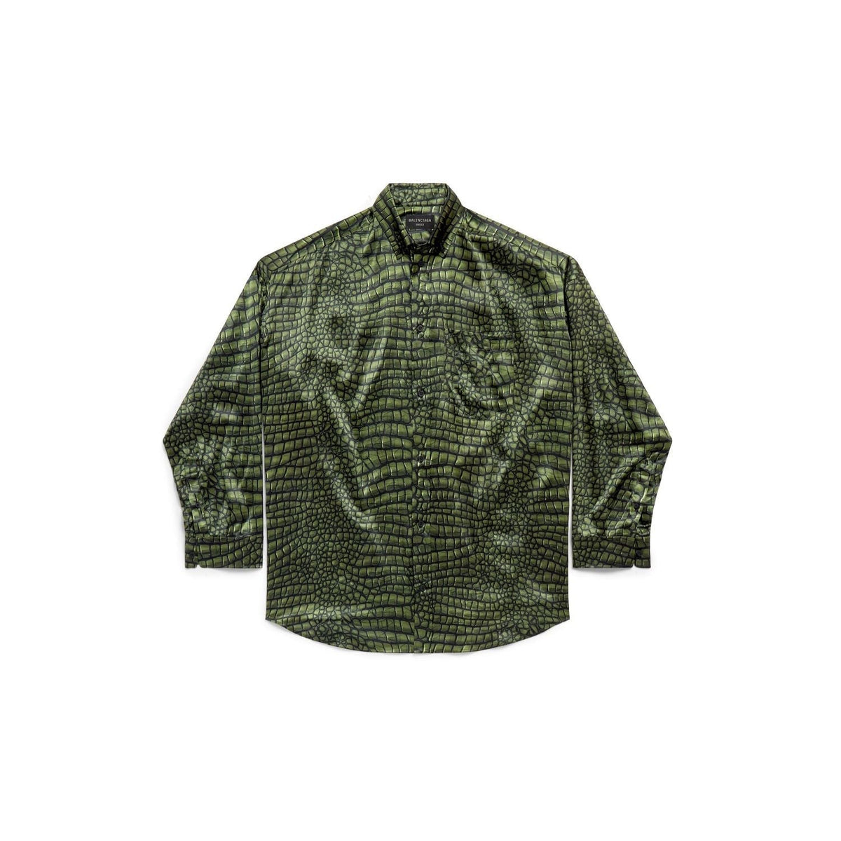 Balenciaga T-Shirts? BALENCIAGA Cocoon Printed Silk Shirt Premium Designer Cotton T-Shirt