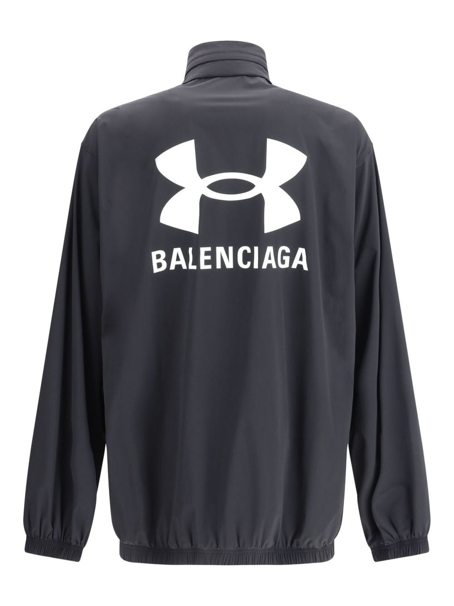 Balenciaga Jackets- BALENCIAGA High Neck Windbreaker with Front Zip Fastening for Men - SS25 Luxury Designer Outerwear Jacket