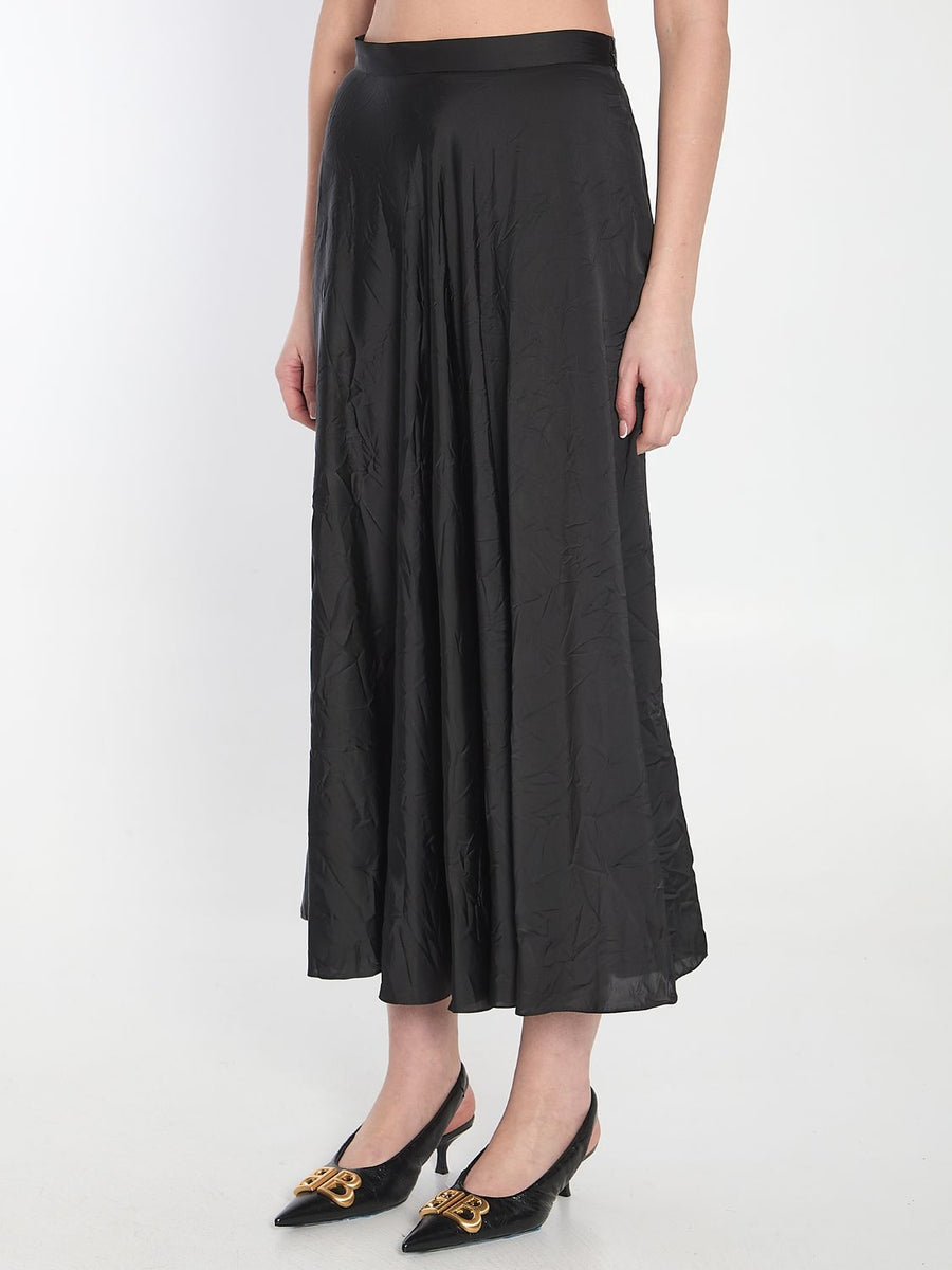 Balenciaga Skirts- BALENCIAGA Asymmetrical Midi Skirt Chic Everyday Designer Skirt