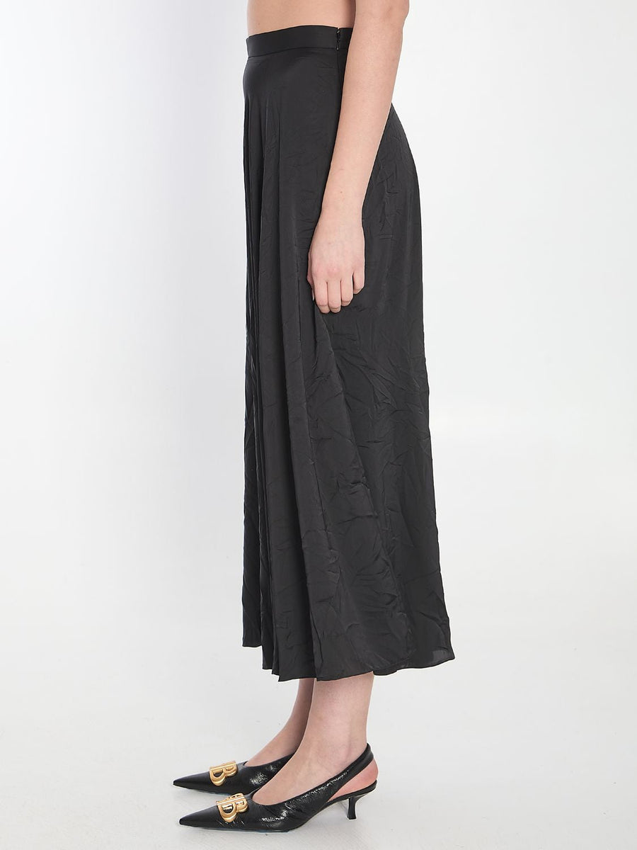 Balenciaga Skirts- BALENCIAGA Asymmetrical Midi Skirt Chic Everyday Designer Skirt