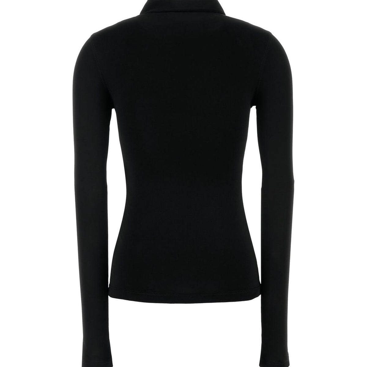 Balenciaga T-Shirts? BALENCIAGA Women's Fitted Stretch Viscose Long-Sleeved Shirt Premium Designer Cotton T-Shirt