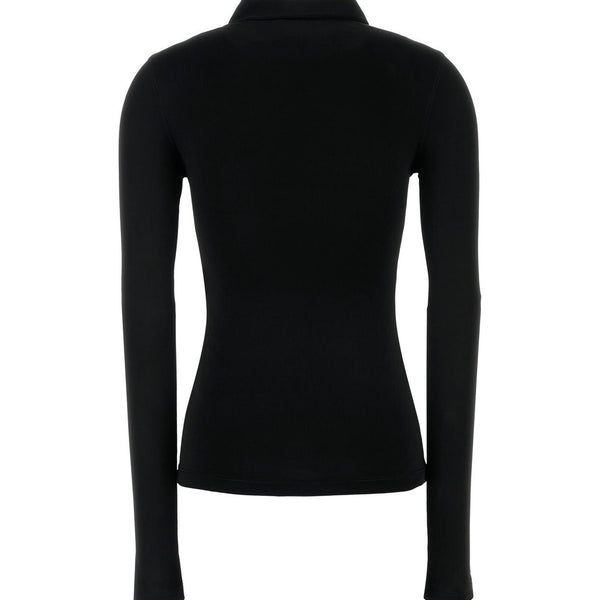 Balenciaga T-Shirts? BALENCIAGA Women's Fitted Stretch Viscose Long-Sleeved Shirt Premium Designer Cotton T-Shirt