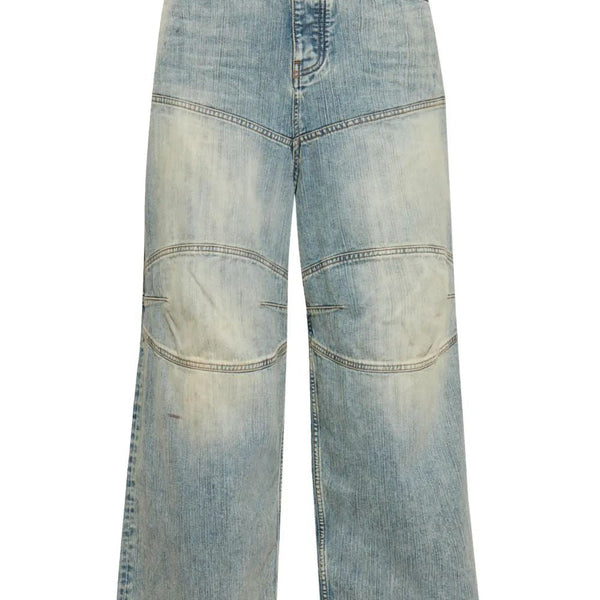 Balenciaga Pants? BALENCIAGA Stained Baggy Pants for Men - SS25 Collection Tailored Everyday Designer Pants