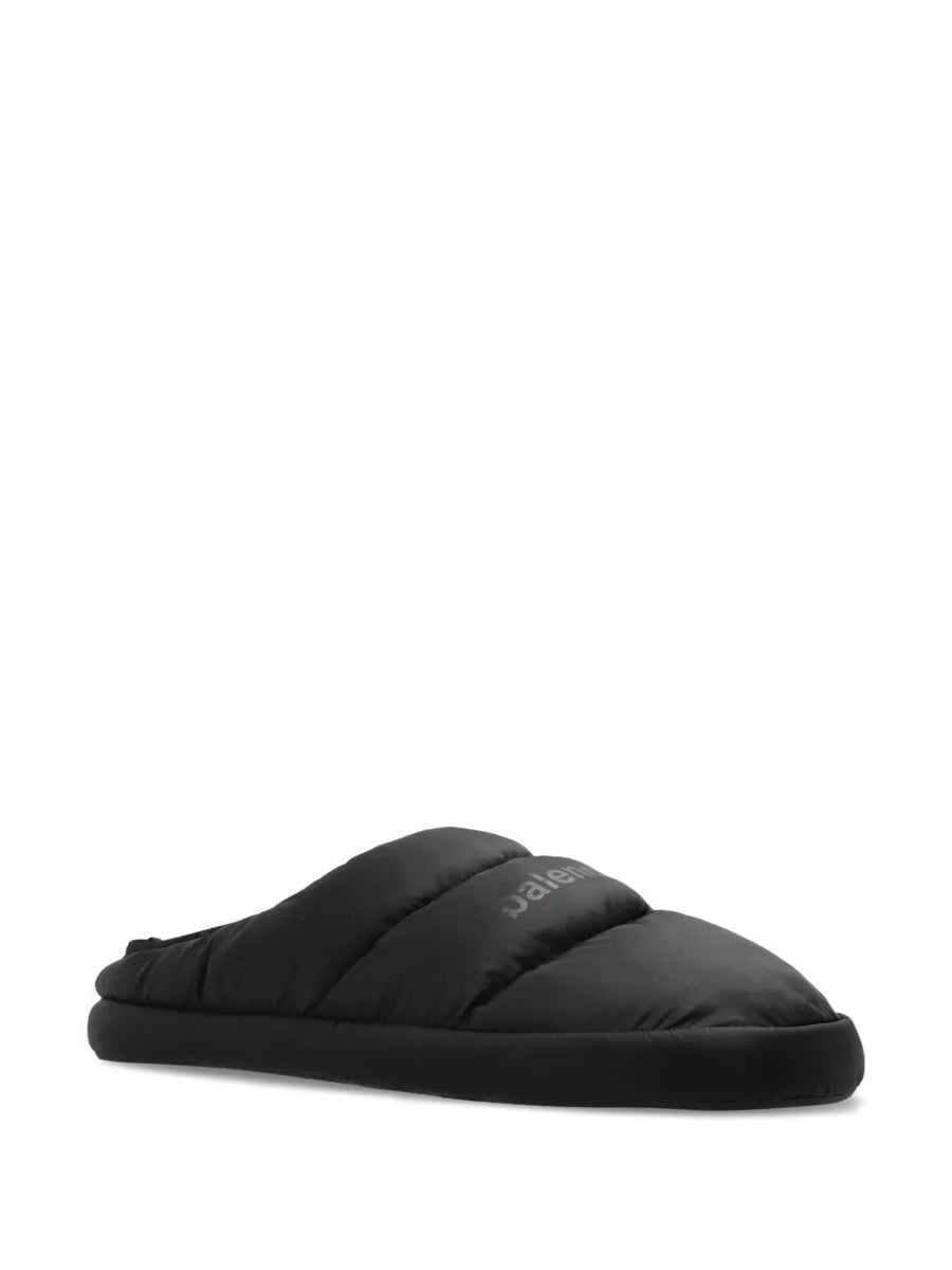 Balenciaga Shoes? BALENCIAGA Men's Polyamide and Fleece Alaska Slipper Luxury Lifestyle Designer Footwear