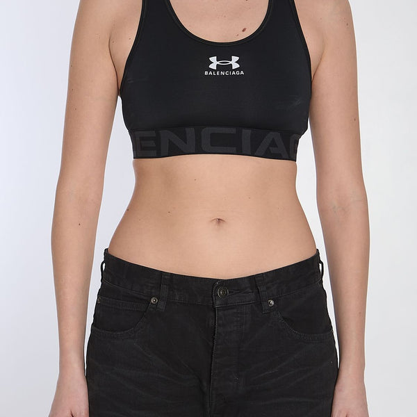 Balenciaga T-Shirts? BALENCIAGA Activewear Tech T-Shirt Bra for Women Premium Designer Cotton T-Shirt