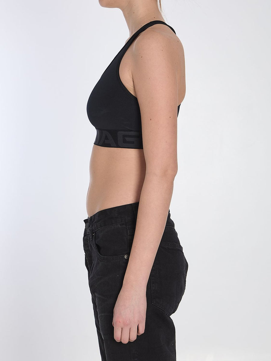 Balenciaga T-Shirts- BALENCIAGA Activewear Tech T-Shirt Bra for Women Casual Everyday Designer Tee