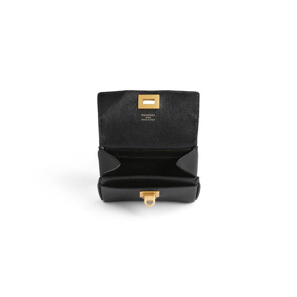 Balenciaga Wallets? BALENCIAGA Mini Rodeo Flap Card Holder Premium Leather Designer Wallet