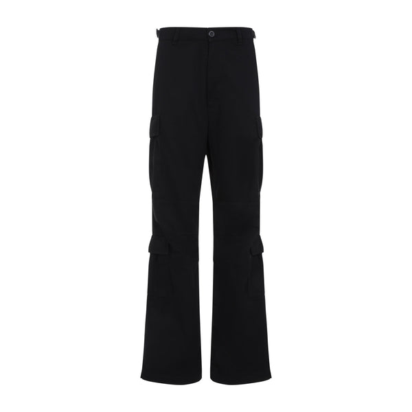 Balenciaga Pants- BALENCIAGA Cargo Pants in Cotton Blend for Women - SS25 Premium Designer Casual Trousers