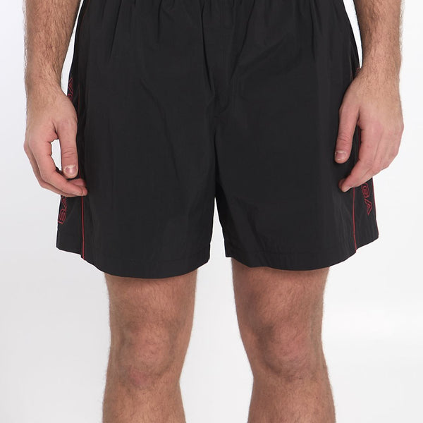 Balenciaga Pants? BALENCIAGA Mini Bermuda Shorts with Bold Logo - Men's Regular Fit Premium Designer Casual Trousers