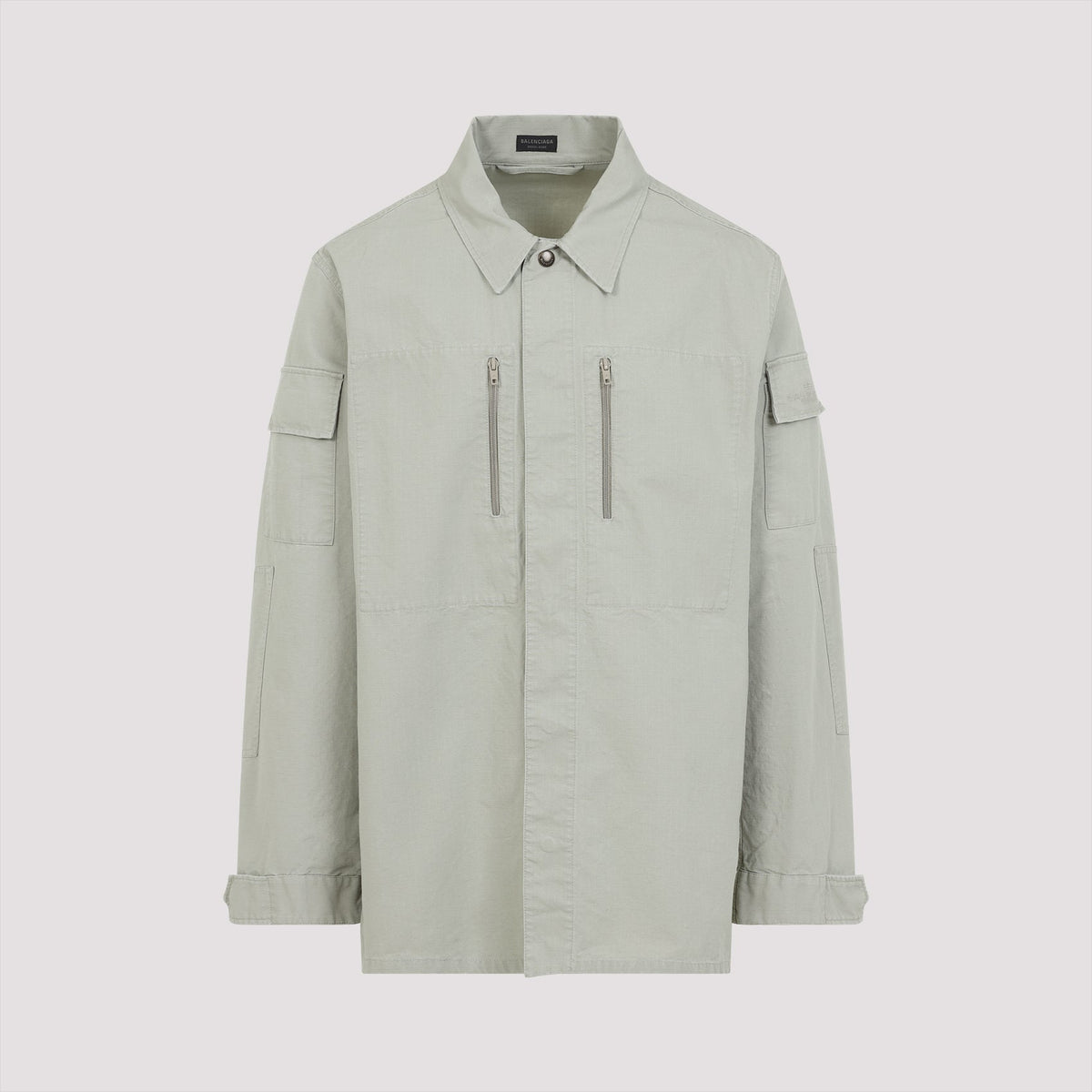 Balenciaga premium shirts detail and craftsmanship close-up