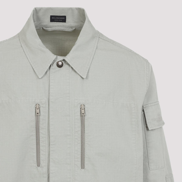 Balenciaga Tops? BALENCIAGA Military Long Sleeve Shirt Elegant Everyday Designer Top