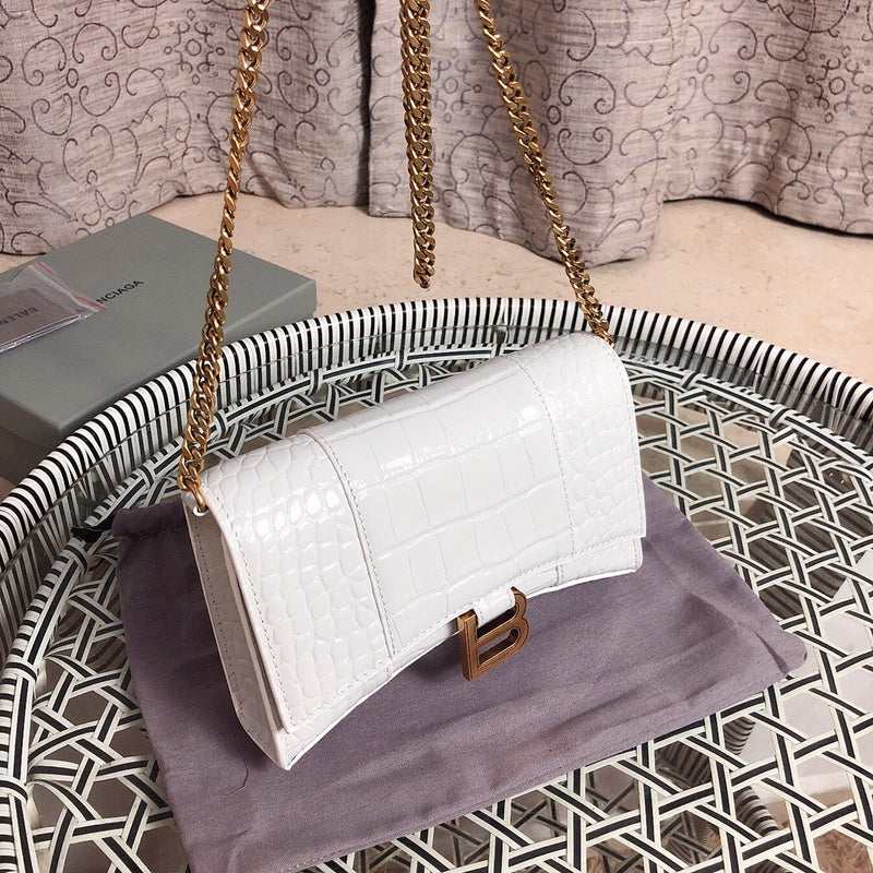 Interior view of chic polished women's handbag – women's statement bag