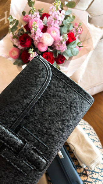 Close-up detail of balanced bag design