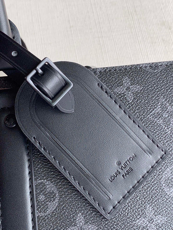 Side profile of elevated signature women's handbag – women's designer-style accessory