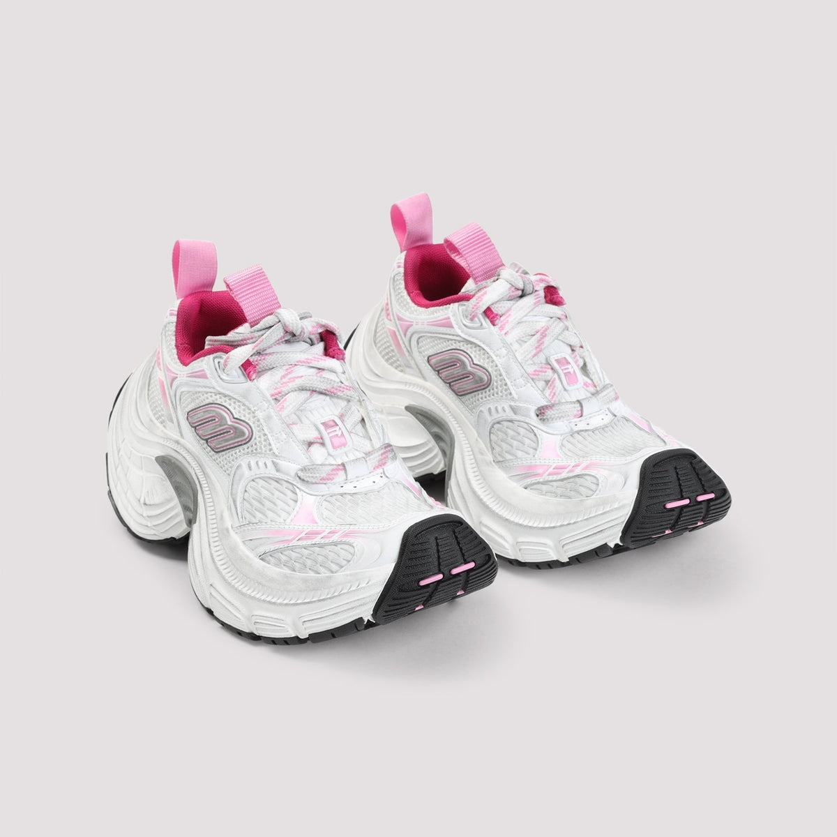 Balenciaga Shoes? BALENCIAGA Multicolor Mesh and Rubber 6XL Sneaker for Women Premium Designer Casual Shoes