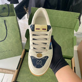 Gucci tonal black luxury sneakers view 9 bold athletic profile