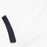Back view of Polo cotton polo shirt with logo-detail design