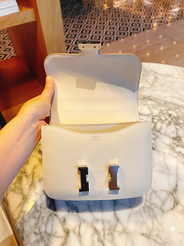 Close-up detail of modernist bag design