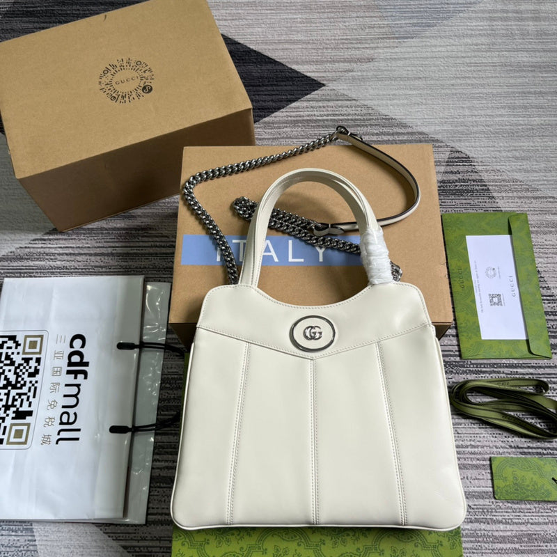 Front view of everyday-luxe structured women's handbag – women's premium purse