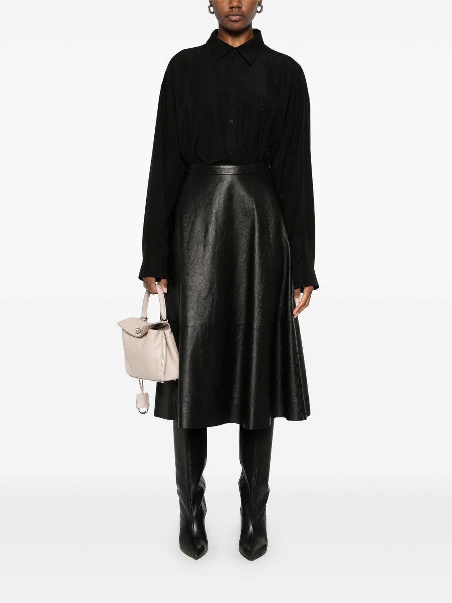 Balenciaga premium skirts detail and craftsmanship close-up