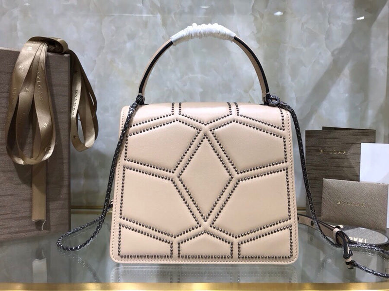 Refined Vegan Leather Handbag - Refined Silhouette | Women's Statement Accessory #1782 - close-up detail shot (image 3) of designer-inspired handbag