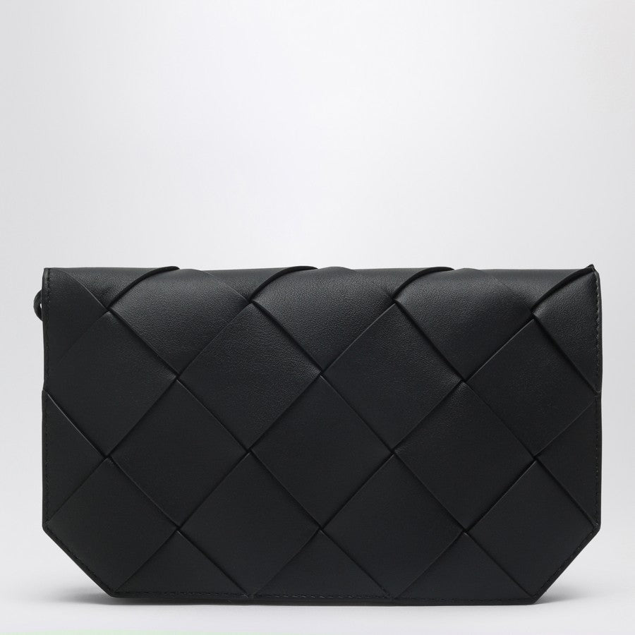 Bottega Veneta Wallets? Bottega Veneta Men Diago Long Wallet Black Brown Premium Leather Designer Wallet