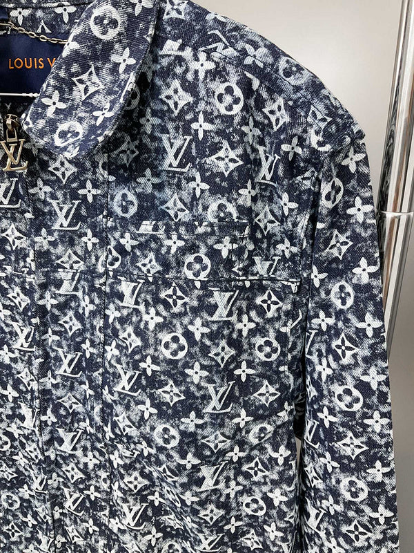 Full styled look of Louis Vuitton luxury clothing with everyday silhouette