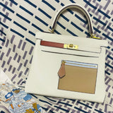 Interior view of statement premium bag