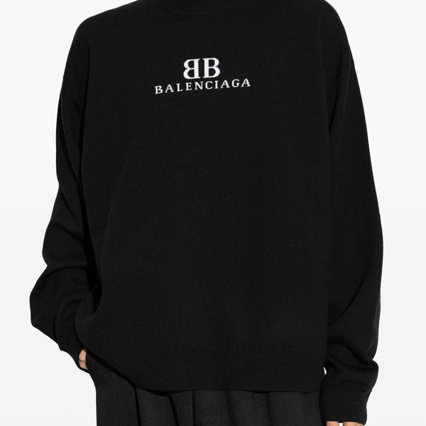 Balenciaga Sweaters? BALENCIAGA Crewneck Sweater for Men - SS25 Collection Premium Casual Designer Knitwear