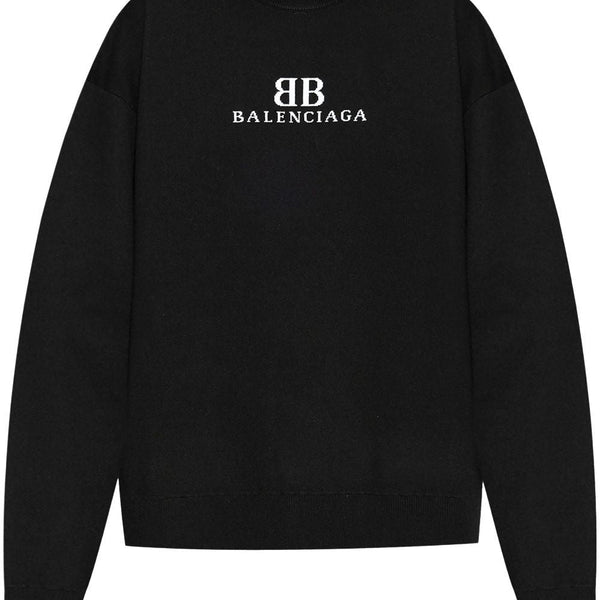 Balenciaga Sweaters? BALENCIAGA Crewneck Sweater for Men - SS25 Collection Premium Casual Designer Knitwear