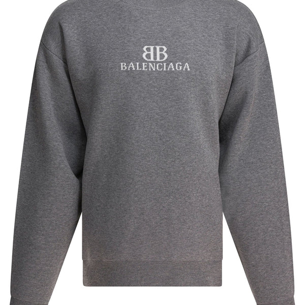 Balenciaga Hoodies- BALENCIAGA Crewneck Sweatshirt for Men - FW25 Collection Comfortable Luxury Streetwear Hoodie