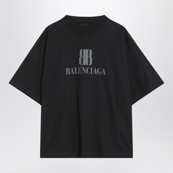 Balenciaga T-Shirts- BALENCIAGA Classic Cotton T-Shirt for Women - Fall Winter 2025 Casual Everyday Designer Tee