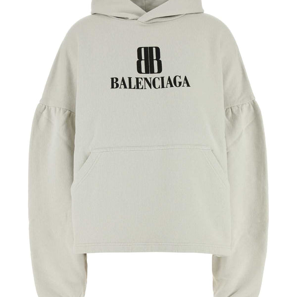 Balenciaga Hoodies? BALENCIAGA Mini Cotton Cropped Hoodie Comfortable Luxury Streetwear Hoodie
