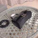 Back view of everyday-luxe modern women's handbag – women's luxury handbag