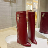 Givenchy shoes Style 159 - front view, statement logo accent