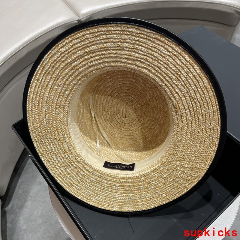 Close-up detail view of Louis Vuitton unisex cap