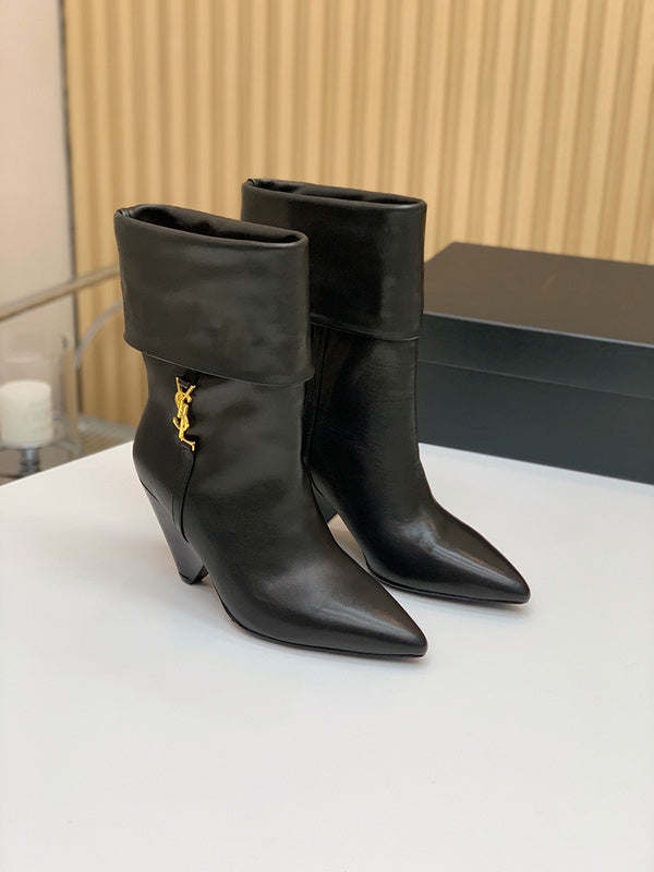 Saint Laurent designer shoes full view