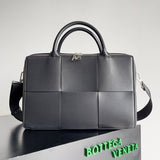 Statement Vegan Leather Handbag - Modern Structured Build | Women's Designer-Inspired Purse #1587 - front view (image 1) of designer-inspired handbag