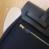  polished crossbody bag detail view showing craftsmanship 56